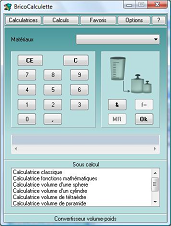 Convertisseur volume poids
