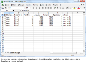 Importez vos fiches de d&eacute;bit directement dans VitragePro